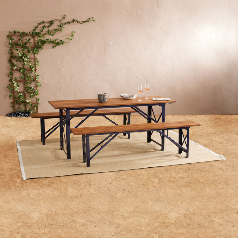 Ojai Two Tone Woven Indoor Outdoor Rug image number 2