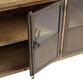 Langley Aged Latte Wood And Metal Storage Cabinet image number 5