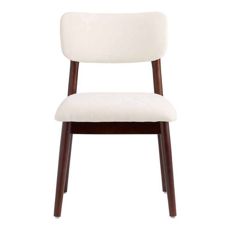 Ramona Ivory Split Back Upholstered Dining Chair Set of 2 image number 3