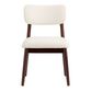 Ramona Ivory Split Back Upholstered Dining Chair Set of 2 image number 2