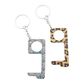 Printed Metal Touch Tool Keychains Set of 2 image number 0