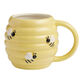 Yellow Beehive Figural Ceramic Mug