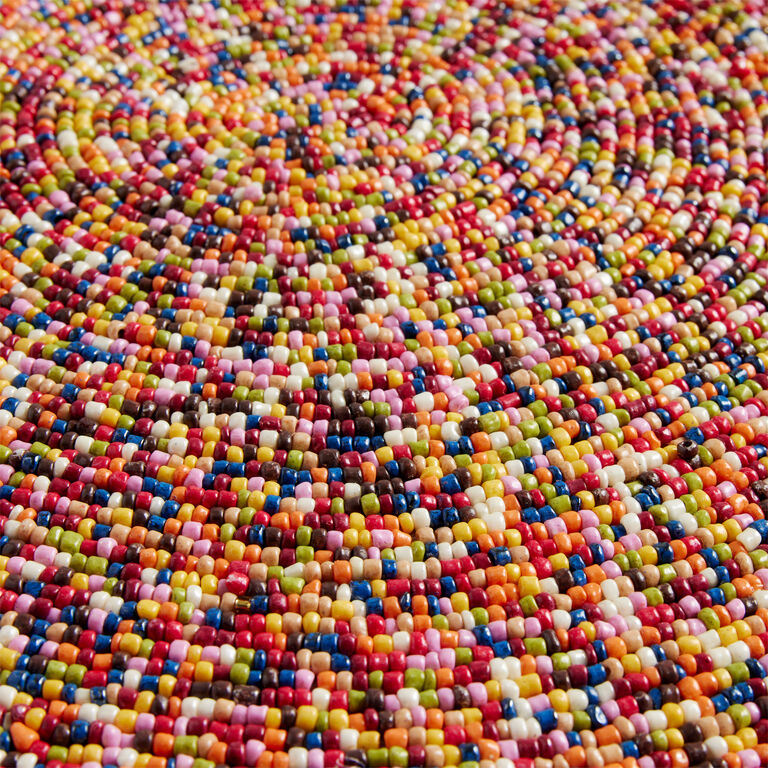 Round Rainbow Beaded Placemat image number 2