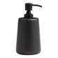 Matte Black Ceramic Liquid Soap Dispenser image number 0