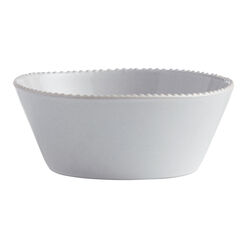 Whistler Gray Reactive Glaze Beaded Bowl