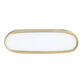 Lori Oval Gold and Acrylic Knobs 2 Pack image number 0