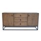 Durkee Reclaimed Wood And Metal Storage Cabinet With Drawers image number 1