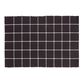 Black and Ivory Windowpane Cotton Placemat Set of 4 image number 0