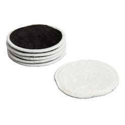 Black And White Reusable Cotton Makeup Remover Pads 6 Pack