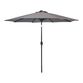 Market 9 Ft Tilting Patio Umbrella with Solar LED Lights image number 0