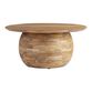 Gregor Round Driftwood Wood Ball Coffee Table image number 2