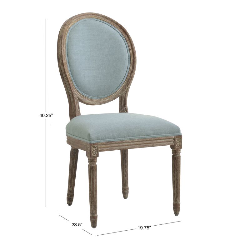 Paige Round Back Upholstered Dining Chair Set of 2 image number 4