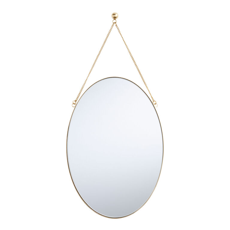Gold Hanging Wall Mirror Collection image number 4