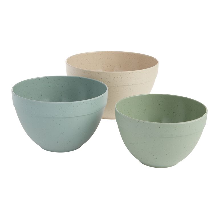 Upcycle Bamboo Fiber Mixing Bowls 3 Pack image number 1