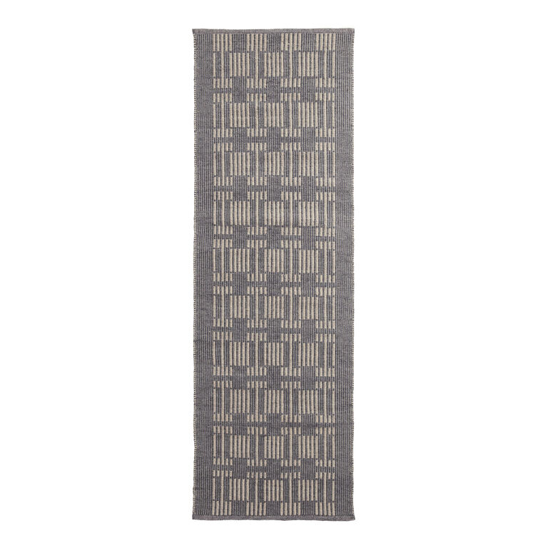 Hawthorne Gray and Taupe Wool Blend Reversible Area Rug image number 4