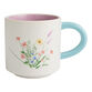 Hand Painted Pastel Floral Ceramic Mug image number 0