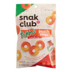 Snak Club Tajin Chili and Lime Peach Rings Set of 2