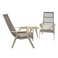 Gray All Weather and Teak Hakui Outdoor Chair Set Of 2 image number 3