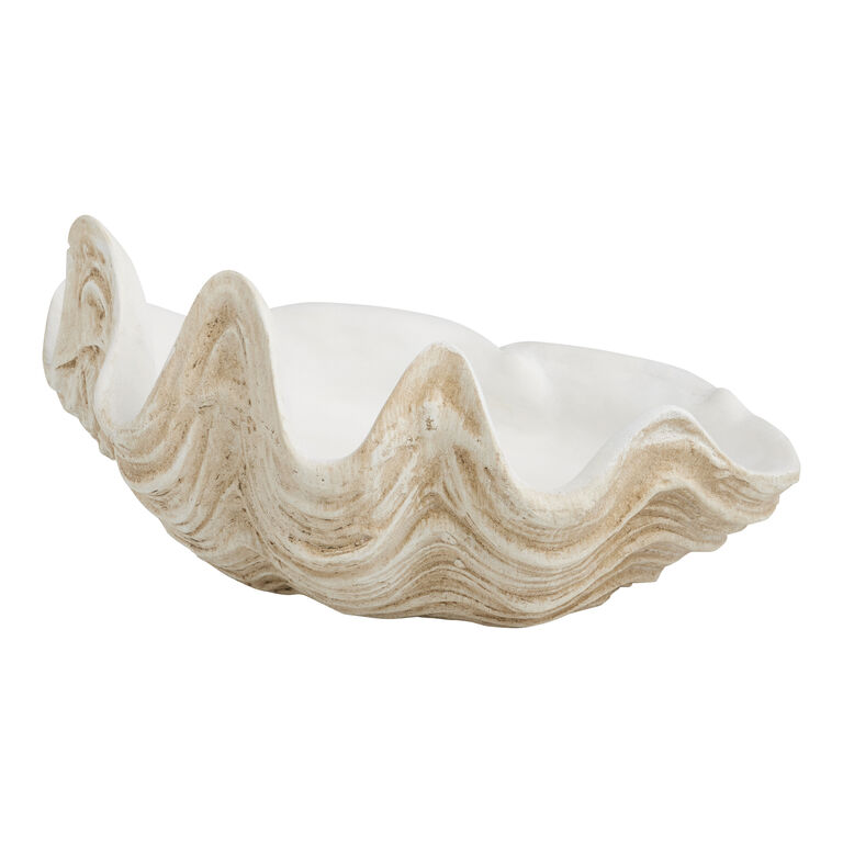 Clamshell Indoor Outdoor Bowl Decor image number 1