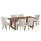 Longmount Antique Cappuccino Wood Dining Collection image number 0