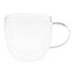 Clear Double Wall Borosilicate Glass Espresso Cup image number 0