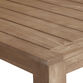 Corsica Square Light Brown Eucalyptus Outdoor Dining Table image number 3