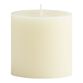 4x4 Ivory Unscented Pillar Candle image number 0