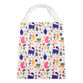 Multicolor Abstract Cat And Plant Canvas Tote Bag image number 0