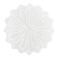 Round White Alabaster Lotus Soap Dish image number 0