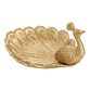 Antique Gold Peacock Trinket Dish image number 0