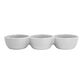 Coupe White Porcelain Connected Dipping Bowls image number 0