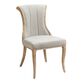 Channel Back Upholstered Dining Chairs Set Of 2 image number 0