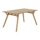 Luella Wood Chevron Dining Table image number 0