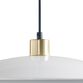 Darrin Matte White And Gold Metal 2 Tier Disc Pendant Lamp image number 2