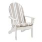 Sunbrella Linen Stripe Adirondack Chair Cushion image number 3