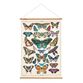 Butterfly Linen Scroll Wall Hanging image number 0