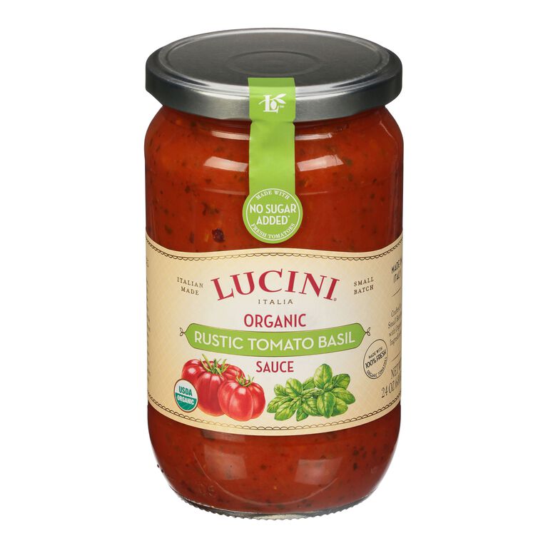 Lucini Organic Rustic Tomato Basil Sauce image number 1