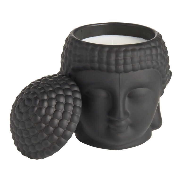 Buddha Head Lavender Cade Scented Candle image number 1