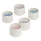 White Speckled Clay Scented Candle image number 0