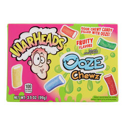 Warheads Ooze Chewz Chewy Candy Theater Box