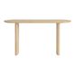 Zeke Oval Brushed Wood Console Table image number 2