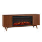 Chester Natural Wood Electric Fireplace Media Stand image number 0