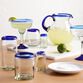 Rocco Blue Margarita Glass Set Of 4 image number 1