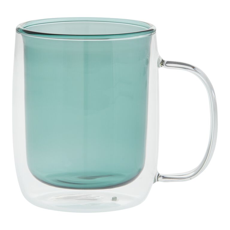Desi Double Wall Borosilicate Glass Mug image number 1