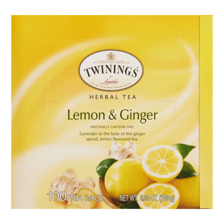 Twinings Lemon & Ginger Tea 100 Count image number 1
