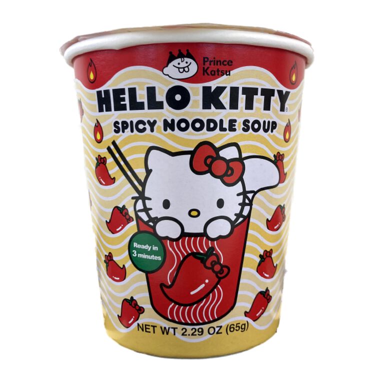 Hello Kitty Spicy Noodle Soup Cup Set of 3 image number 1