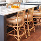 Nadine Rattan Counter Stool with Cushion image number 1