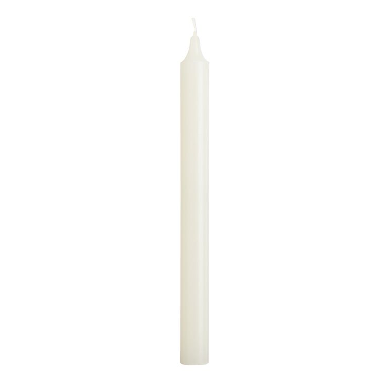 Ivory Taper Candles 6 Pack image number 1