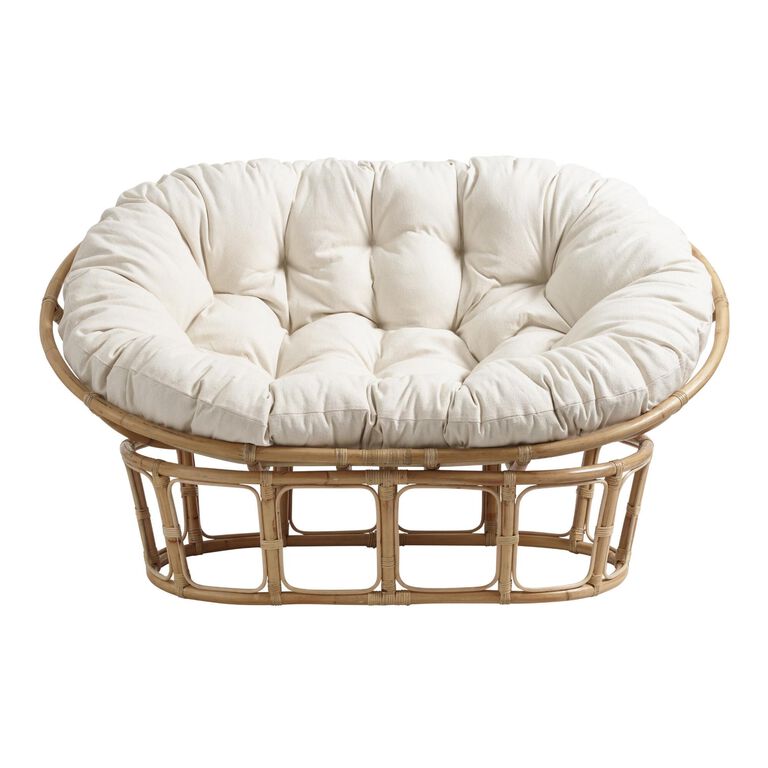 Elora Ivory Double Papasan Chair Cushion image number 3