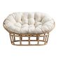 Elora Ivory Double Papasan Chair Cushion image number 2